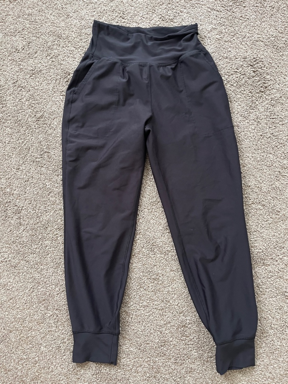 Old Navy Black High-Waist Track Joggers